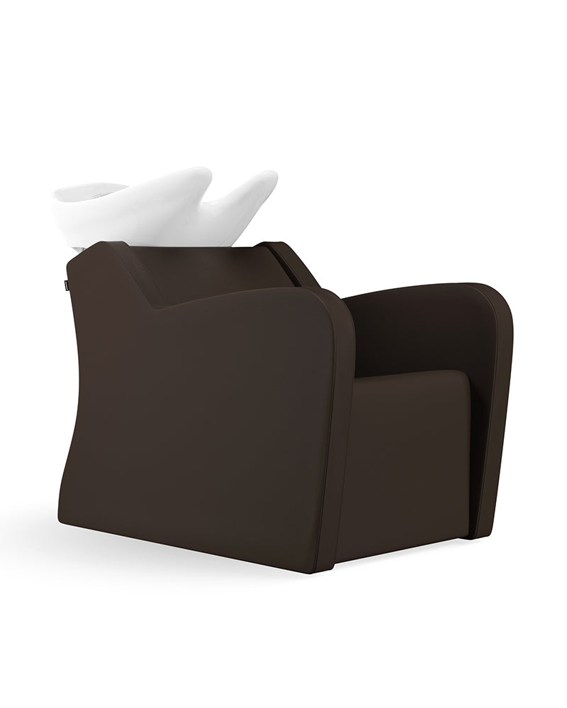 Fredda - Brown massage sink - White basin